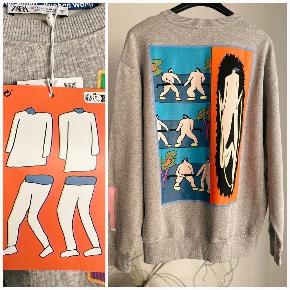 RUOHAN WANG PRINT SWEATSHIRT